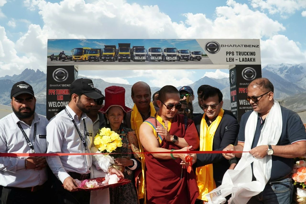 BharatBenz opens India’s highest-altitude workshop in Leh with PPS trucking