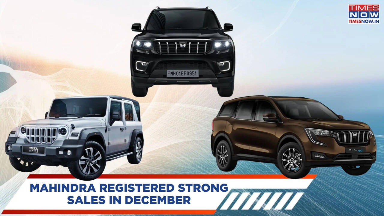 Mahindra Ends 2025 On A High With 86,090 Vehicle Sales In December - XUV700, Thar, Scorpio Lead The Way