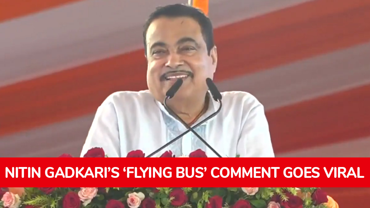 Did Nitin Gadkari Announce To Introduce Flying Bus? The Truth Behind the Viral Remark