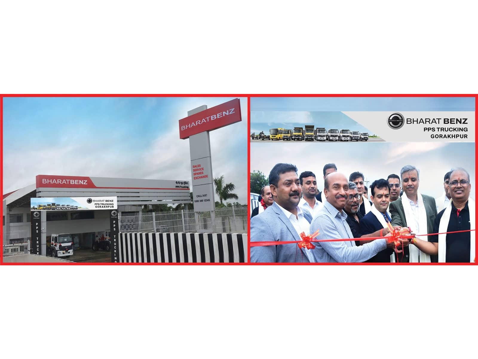 BharatBenz Expands Presence in North India with New 3S Facility in Gorakhpur in partnership with PPS Trucking