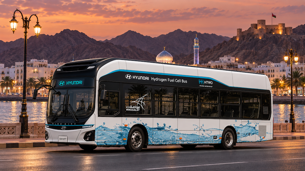 Oman’s Mwasalat To Get New Hyundai Hydrogen-Powered & Smart Buses