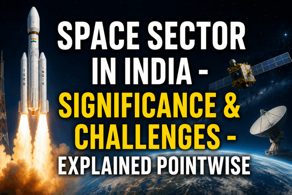 Space Sector in India – Significance & Challenges – Explained Pointwise