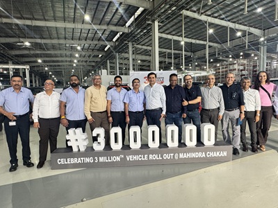 Mahindra’s Chakan Manufacturing Facility Rolls Out its Three-Millionth Vehicle, the BE 6