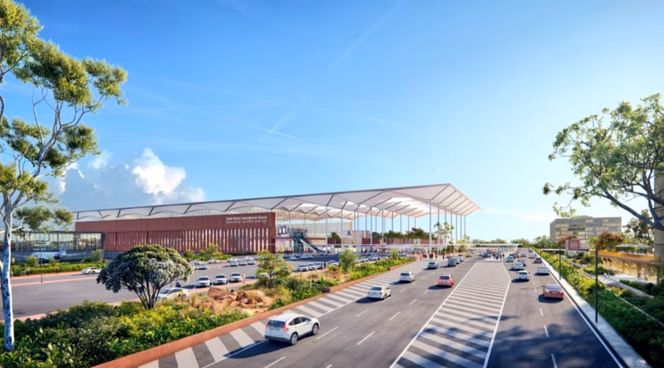 Noida International Airport’s new multi-modal hub: Metro, bus, and pod taxis under one roof