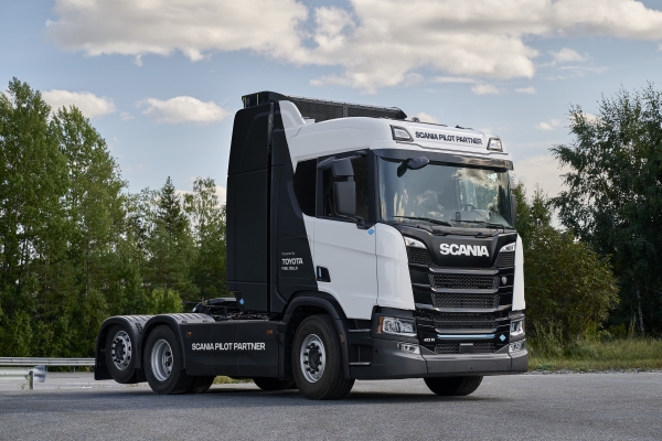 Toyota and Scania partner to put hydrogen trucks to test