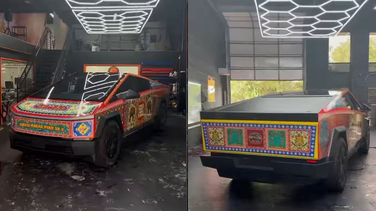 'Horn OK Please Missing': Tesla Cybertruck's Desi Truck Makeover Goes Viral; Internet Calls It 'Masterpiece'
