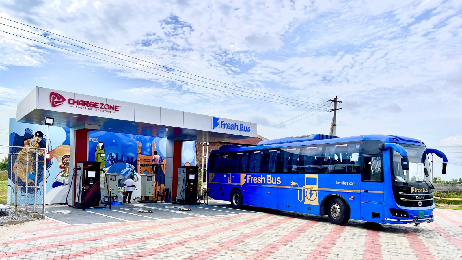 ChargeZone, Fresh Bus expand partnership with 400 electric buses, 40 MW charging