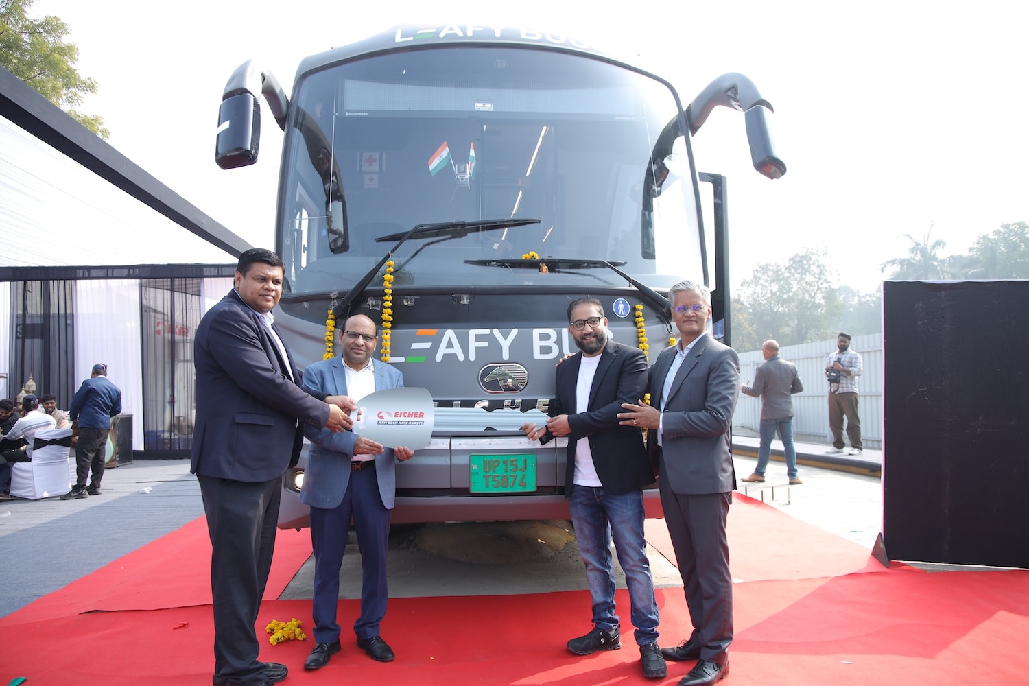 Eicher delivers 13.5m electric sleeper bus for intercity routes; 35 by March 2026