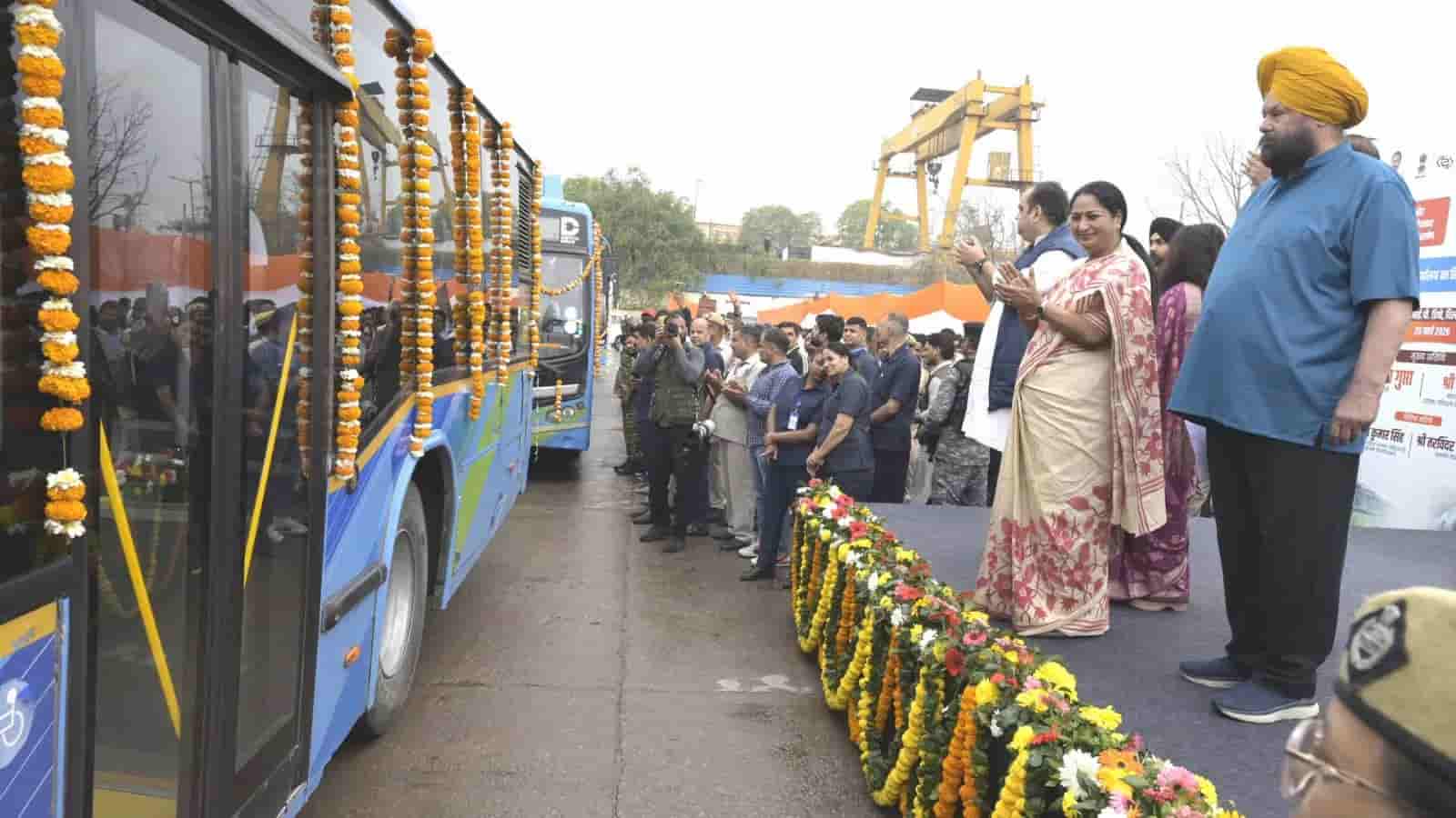 Delhi Launches New EV Buses, Automated Testing Station and Inter-State E-Bus Service